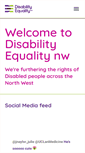 Mobile Screenshot of disability-equality.org.uk