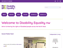 Tablet Screenshot of disability-equality.org.uk